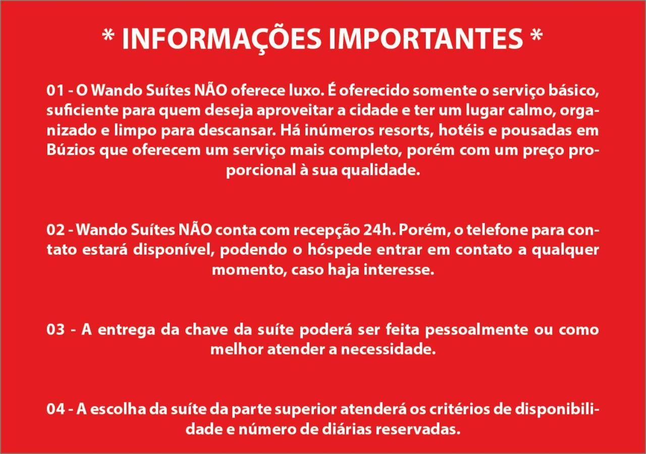 Wando Suites Búzios Exterior foto